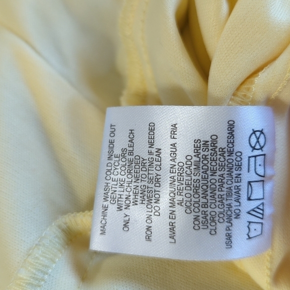 Gianni Bini Floral Halter Wide Leg Jumpsuit Yellow M bohemian summer cottagecore - Picture 9 of 10